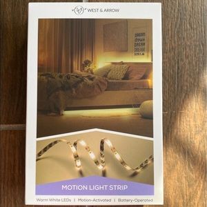 Led light strips motion sensor warm white
